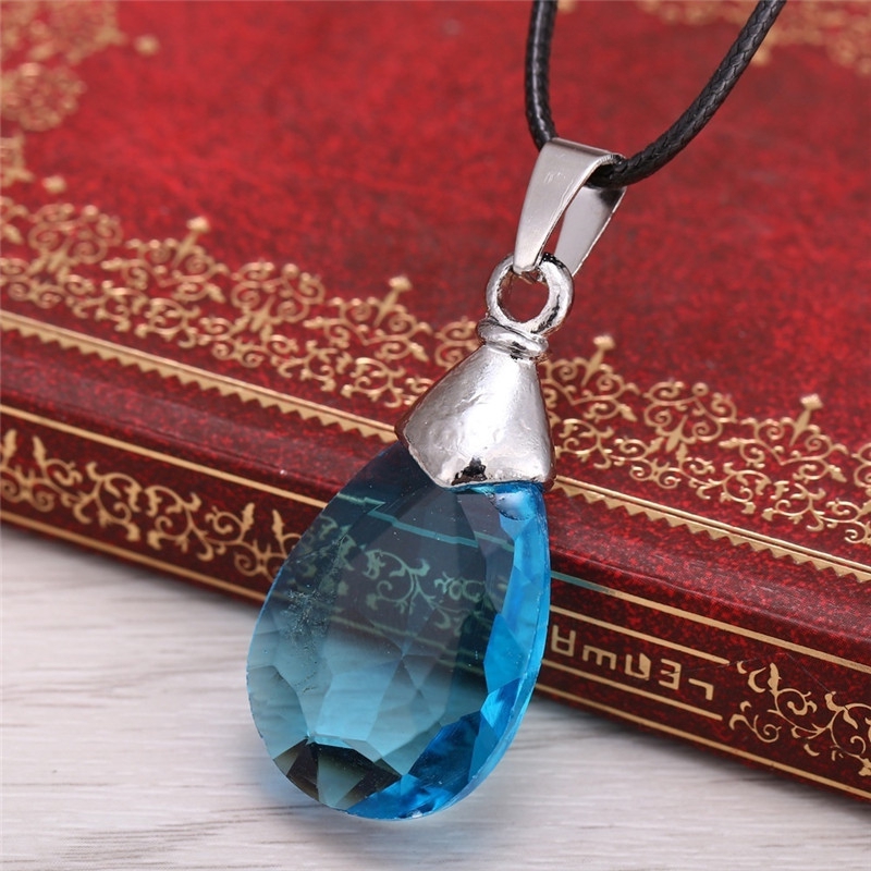 Vòng cổ đính đá pha lê hóa trang nhân vật hoạt hình Sword Art Online sao kirito / asuna