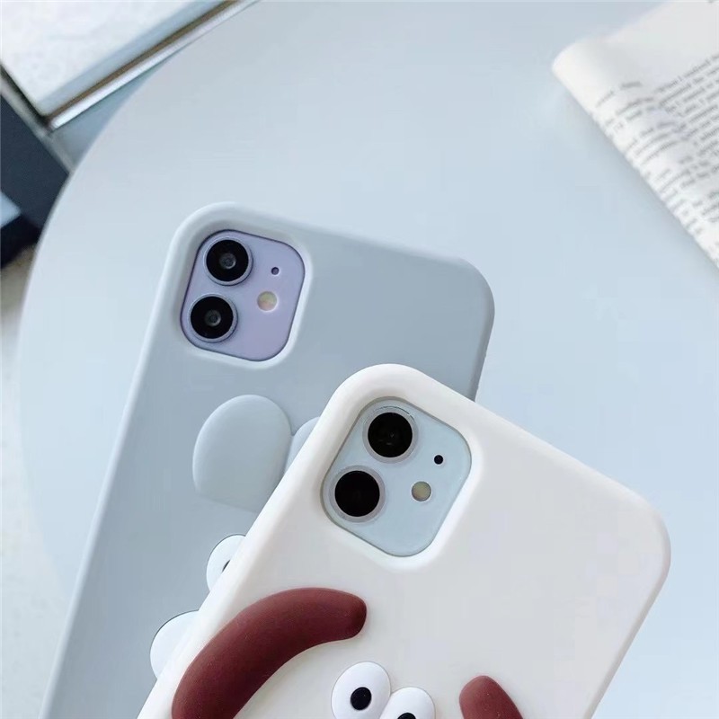 Ốp Lưng Silicone Hình Chú Thỏ Đáng Yêu Cho Iphone 13 12 Pro Max 12mini 11 Pro Max I6 6s 7 8 Plus X Xr Xs Max