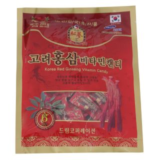 Combo 4 loại kẹo sâm Hàn Quốc 200g