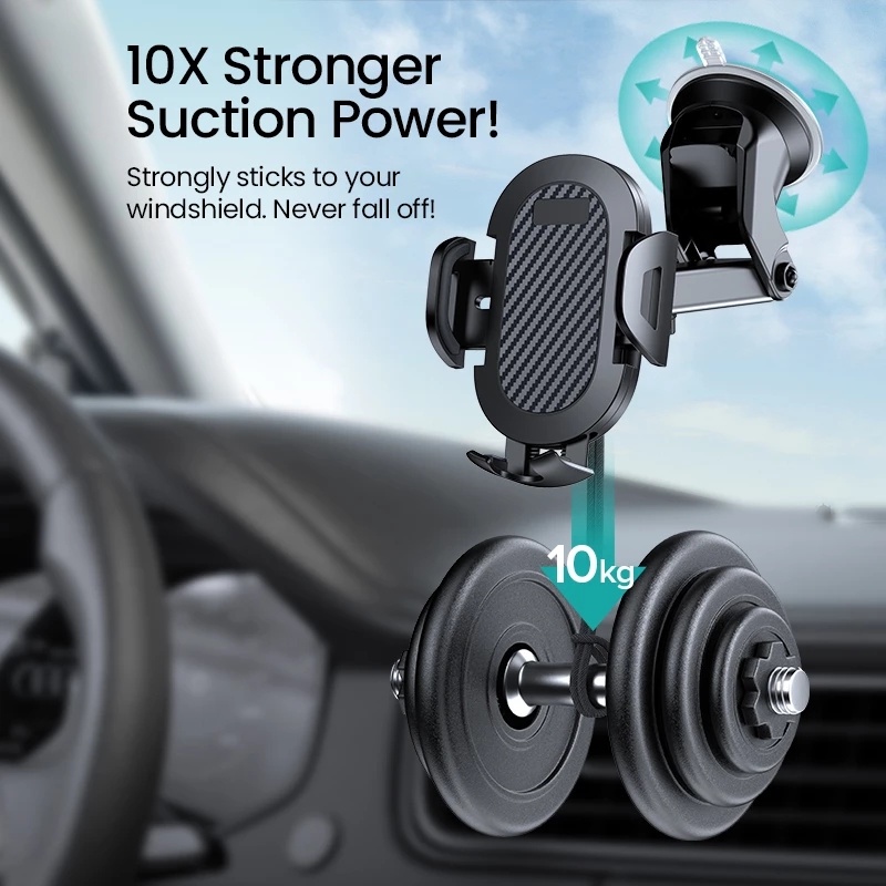Giá Đỡ Điện Thoại Có Giác Hút Xoay 360 Độ Có Khóa Tự Động Phù Hợp Với Mọi Loại Điện Thoại