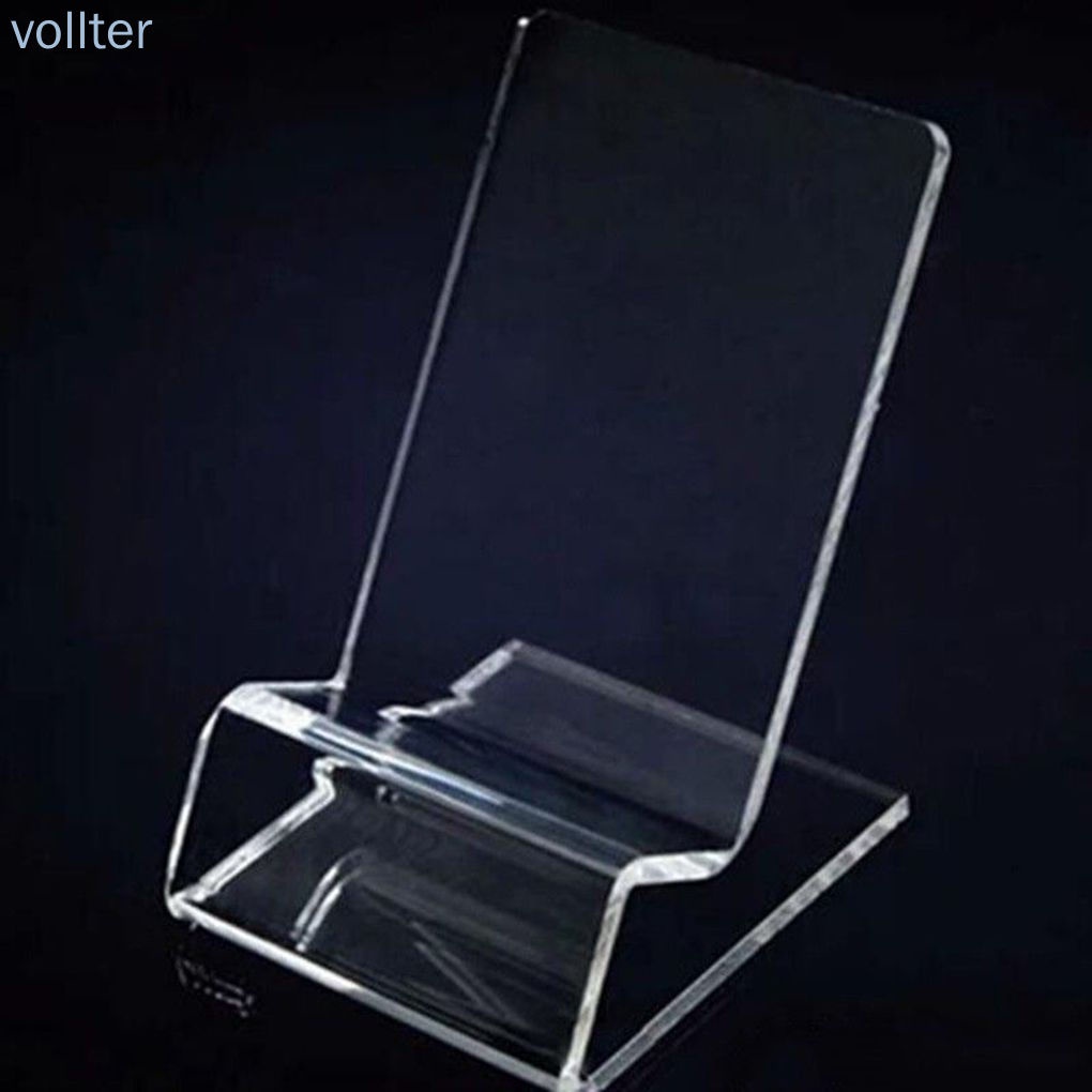 Giá Đỡ Điện Thoại Mini Bằng Acrylic Trong Suốt Tiện Dụng