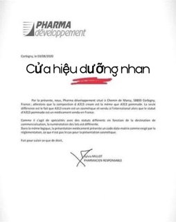  Kem dưỡng A313 Retional Pháp có BILL