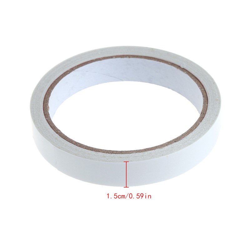 Cuộn Băng Keo Hai Mặt 12m 5mm - 15mm Siêu Dính Tiện Dụng Cho Gia Đình / Văn Phòng
