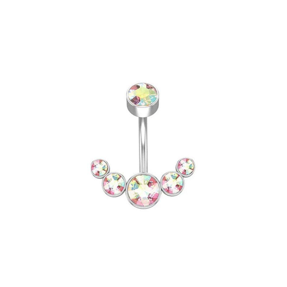 Khuyên Rốn Dáng Dài Đính Đá Sáng Tạo Cá Tính