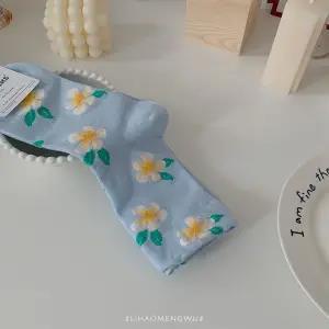 Vớ Ống Trung Họa Tiết Hoa Phong Cách Retro Nhật Bản Ngọt Ngào Cho Nữ