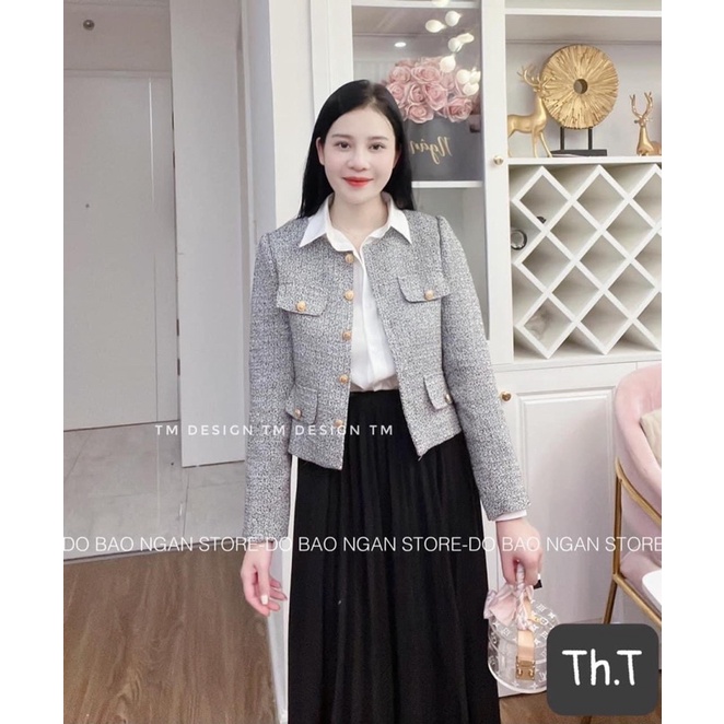 Áo dạ tweed hit hot