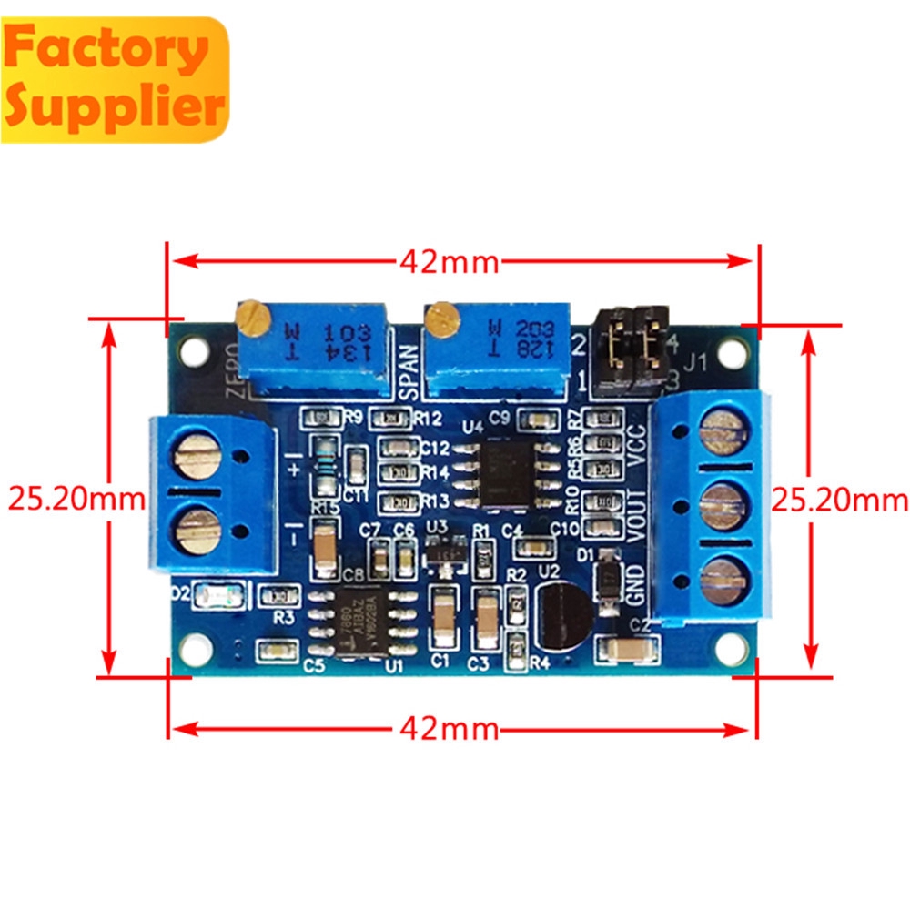 NEW Mô Đun Chuyển Đổi Điện Áp 0 / 4-20ma Sang 0-3.3v 5v 10v