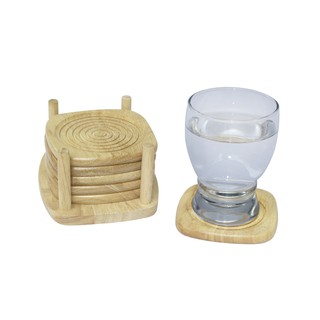 Bộ 6 lót ly gỗ đức thành 21171