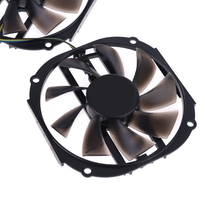 2 Quạt Tản Nhiệt 95mm 4gb 2048SP GPU Cho Đồ Họa Yeston RX480 570 580
