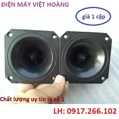 2 CHIẾC LOA TREBLE THẠCH ANH VUÔNG 8CM - 0917.266.102