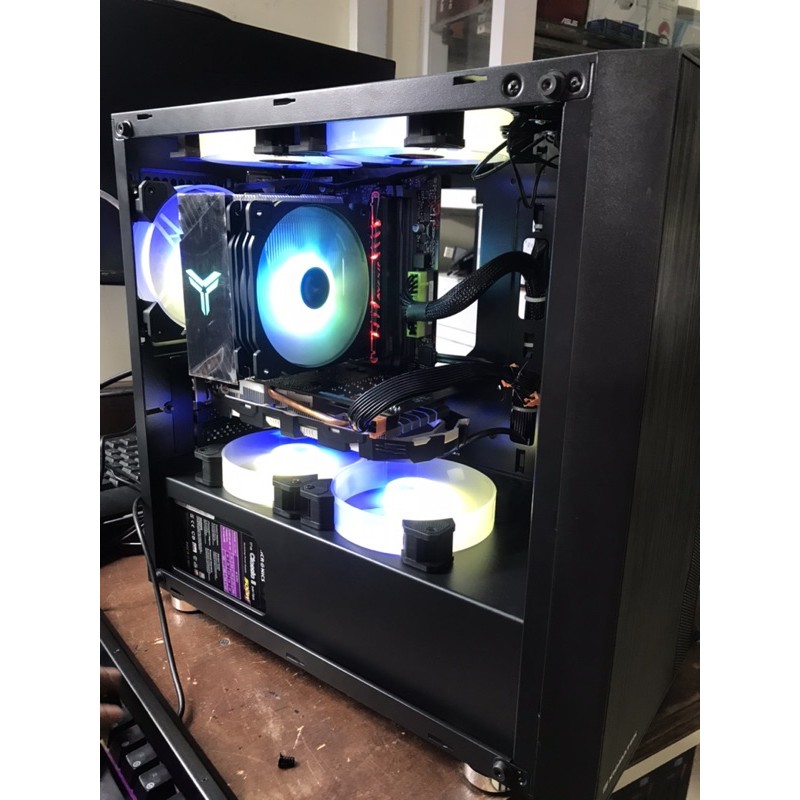 Case máy tính h310/ i3-9100f/ ram 8gb/ ssd120gb, nguồn fan tản vỏ led đẹp | BigBuy360 - bigbuy360.vn