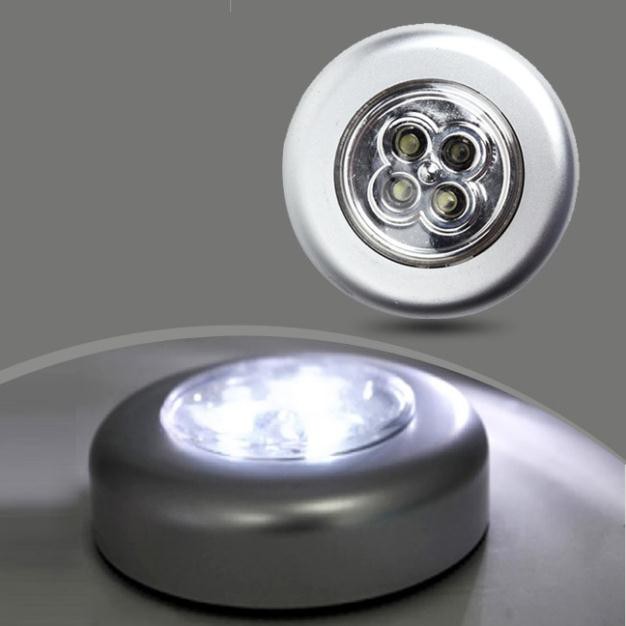 [Đèn thông minh] Đèn LED chạm cảm ứng - dán tường, tủ quần áo, đầu gường, tủ bếp, trần nhà ... chạy Pin AAA