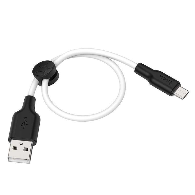 Cáp Sạc Silicon Chống Rối Chống Cháy X21 PLUS MICRO 0.25M