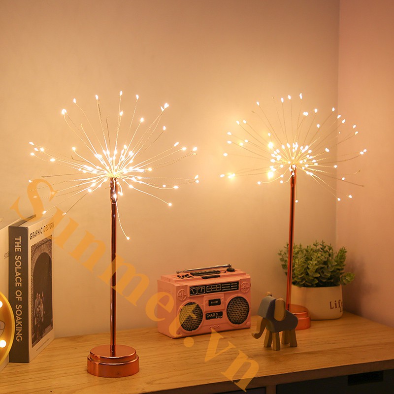 [ Đèn Trang Trí ] Đèn LED Trang Trí Dạng Cây Dùng Pin Hoặc USB Decor Phòng Khách Nội Thất Và Phòng Ngủ Sang Trọng Sunmet