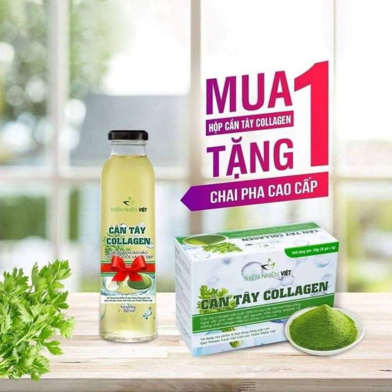Hộp 30 gói bột cần tây  thiên nhiên việt.