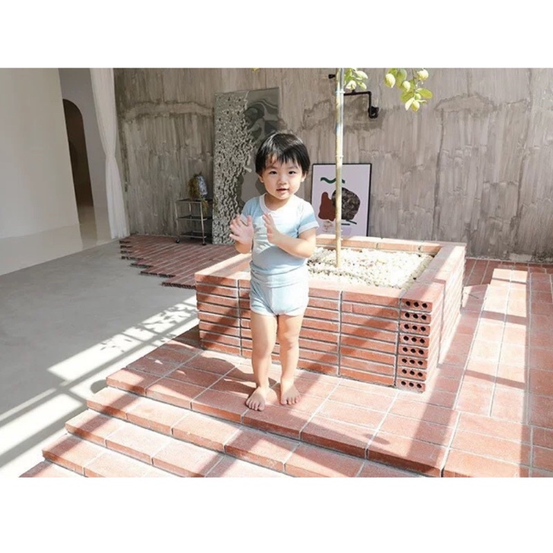 Bộ gân tăm ngắn tay Peekaboo phong cách Hàn Quốc cho bé trai bé gái