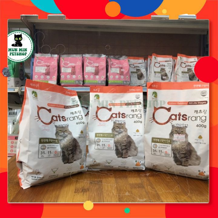 Thức ăn cho mèo [𝐌𝐀̂̃𝐔 𝐌𝐎̛́𝐈] Hạt Catsrang - túi chia 1kg, đảm bảo dinh dưỡng dễ tiêu hóa, cân bằng dinh dưỡng