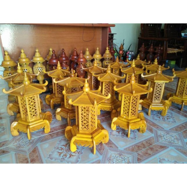 Đèn thờ lục giác