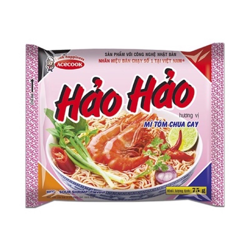 Mỳ tôm hảo hảo chua cay 30 gói