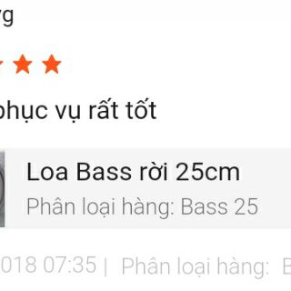Loa Bass rời 25cm