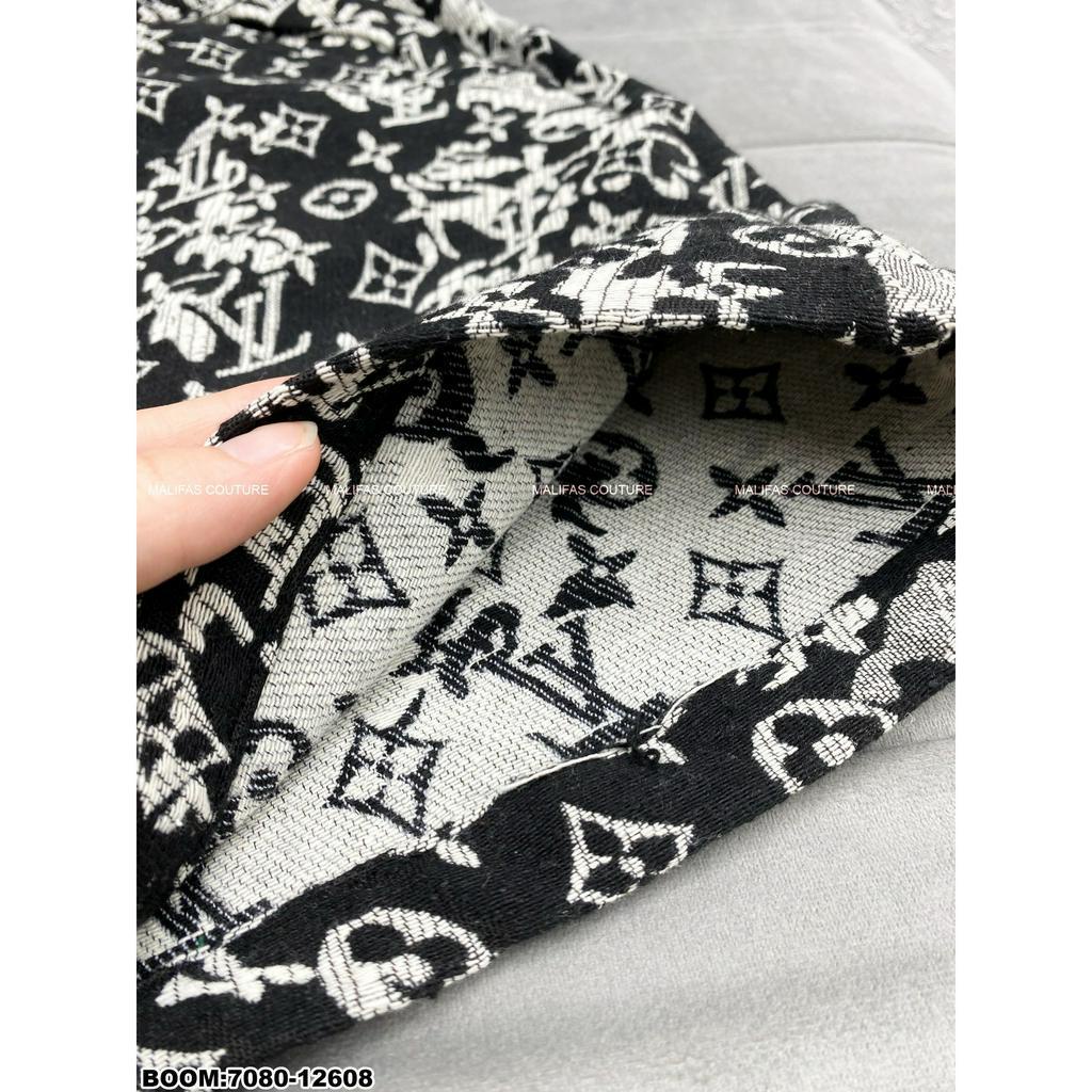 🔥Hot🔥Quần short LV họa tiết monogram loang thiết kế hot trend Nam nữ New 2023