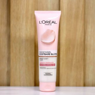 Sữa Rửa Mặt Loreal Chiết Xuất Hoa Hồng & Hoa Nhài dành Cho Da Khô & Nhạy Cảm