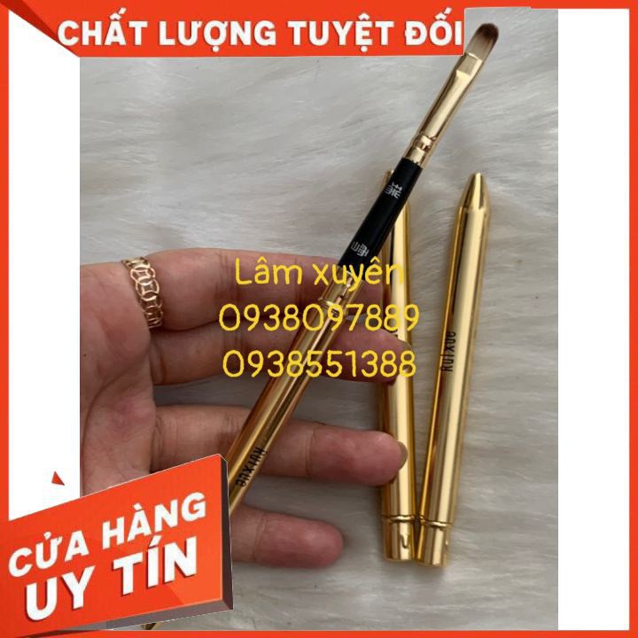 [FREESHIP] Cọ đánh son môi RUIXOU cán vàng, có nắp đậy, nhẹ nhàng tán đều son môi, mang lại vẻ đẹp tự tin cho phái đẹp