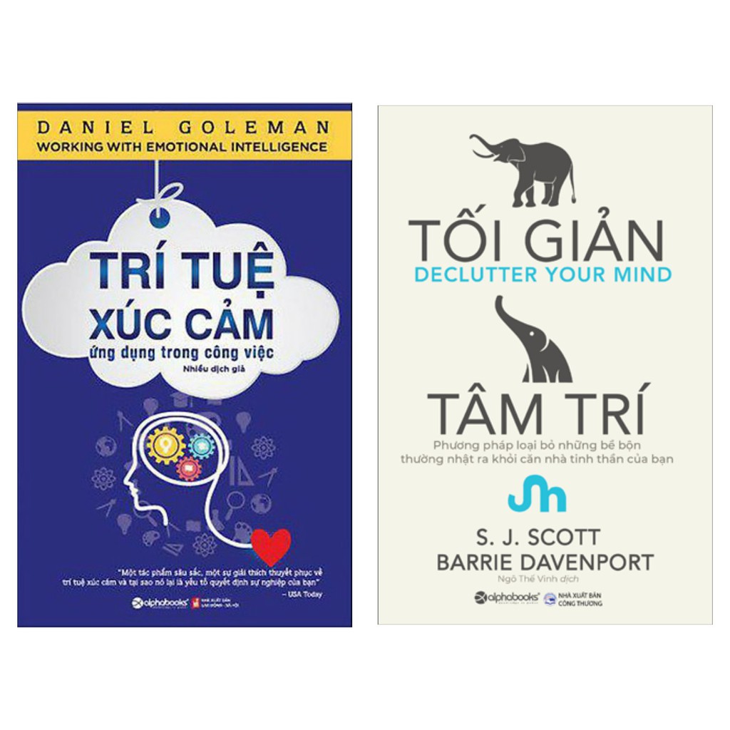 Sách - Combo Trí Tuệ Xúc Cảm Ứng Dụng Trong Công Việc + Tối Giản Tâm Trí