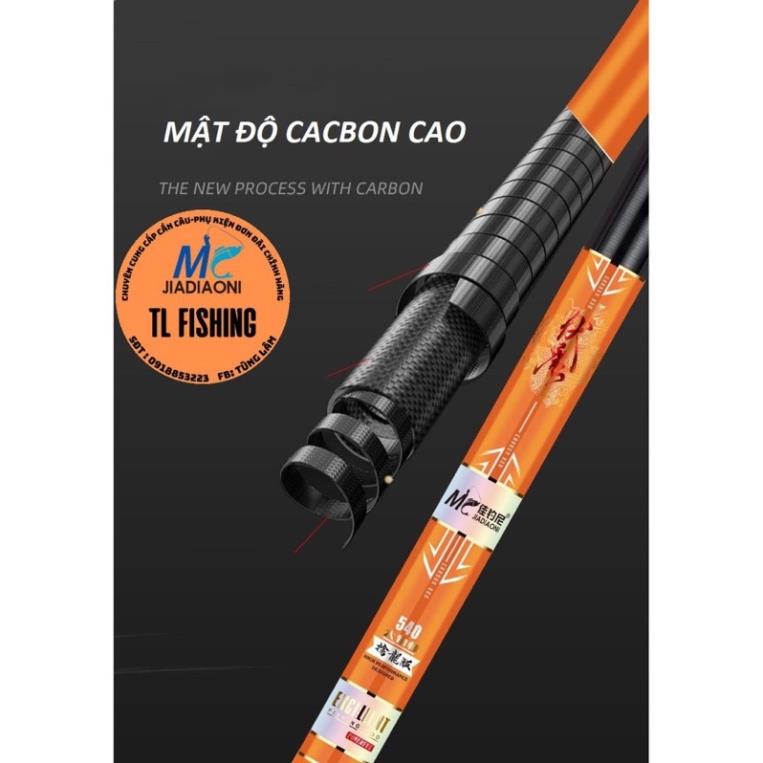 Cần câu tay hãng MC hàng loại 1 cần dài 9m tải cá 15kg phục ma cầm long 5H hàng chính hãng + 1 đọt phụ