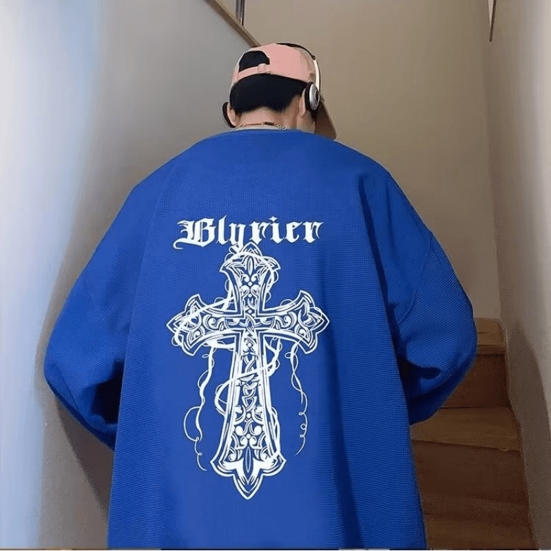 Áo Nỉ Nam Dài Tay Cổ Tròn Thời Trang Hàn