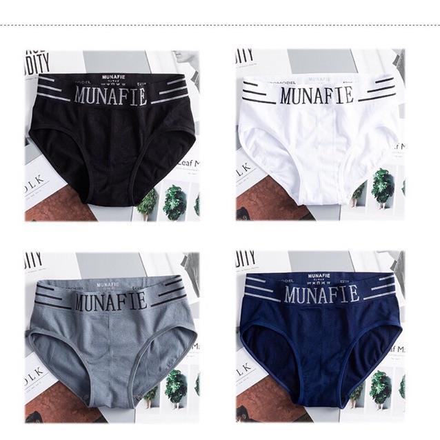 Quần Lót Nam Boxer Munafie Dệt Kim Co Giãn 4 Chiều + Túi Zip Sang Trọng