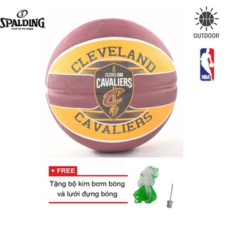 Bóng rổ Spalding NBA Team Cleveland Cavaliers Outdoor size 7