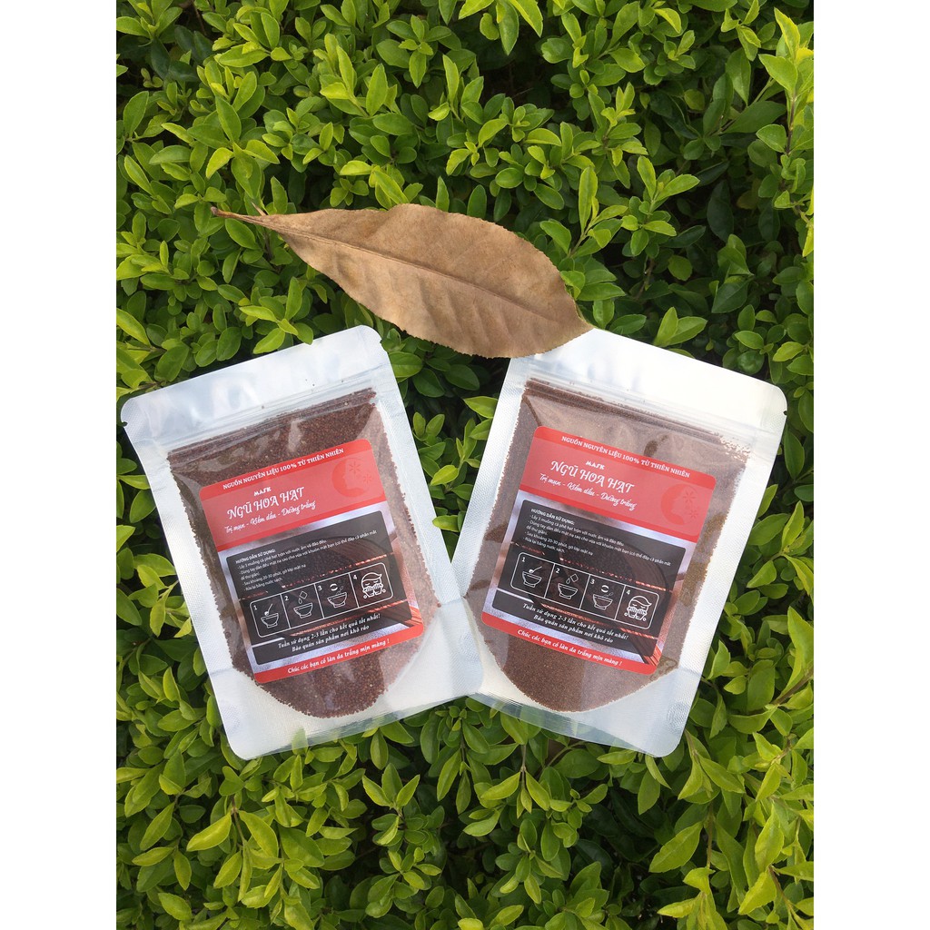 500g mặt nạ nhũ hoa đắp mặt, hạt đinh lịch handmade
