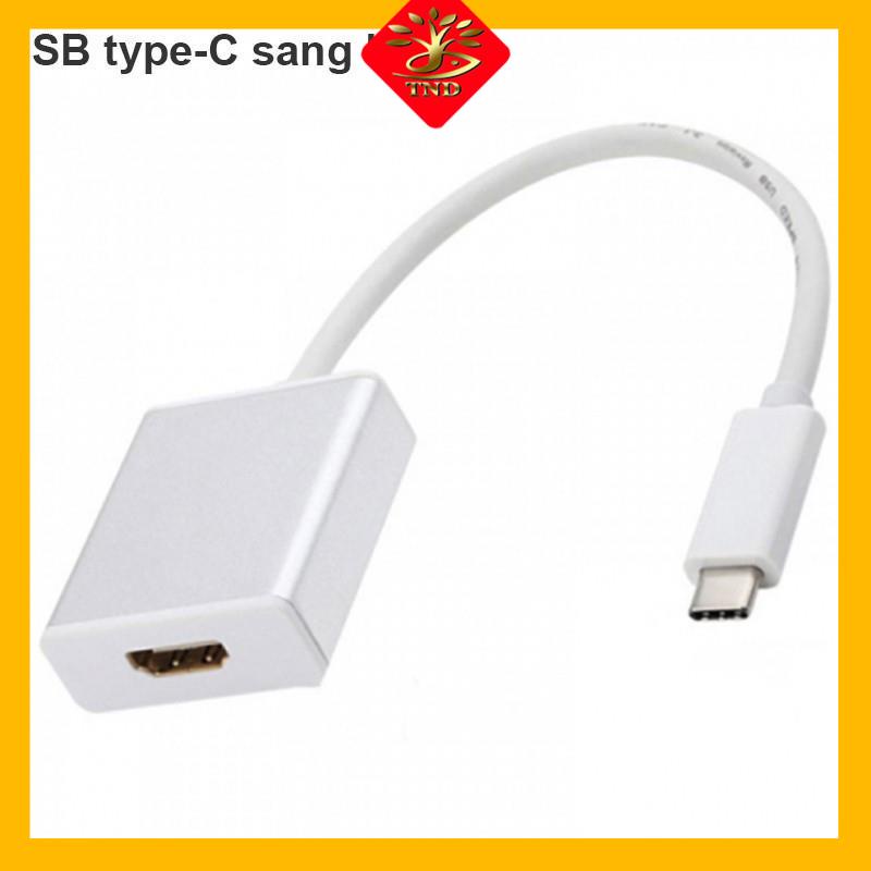 Cáp chuyển Type-c ra Hdmi chuyển màn hình máy tính laptop ra màn hình phụ tivi máy chiếu hình ảnh chât lượng