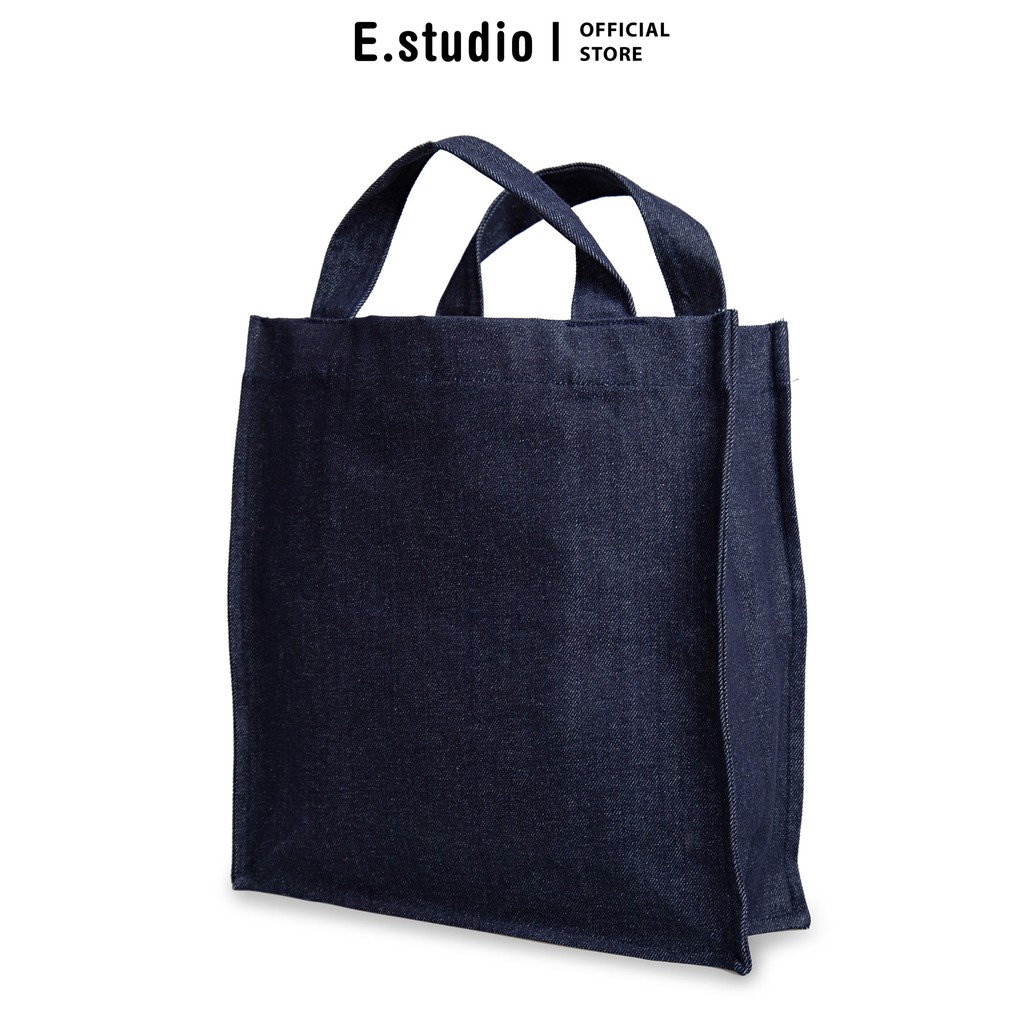 Túi tote denim E.studio xinh xắn, tiện dụng