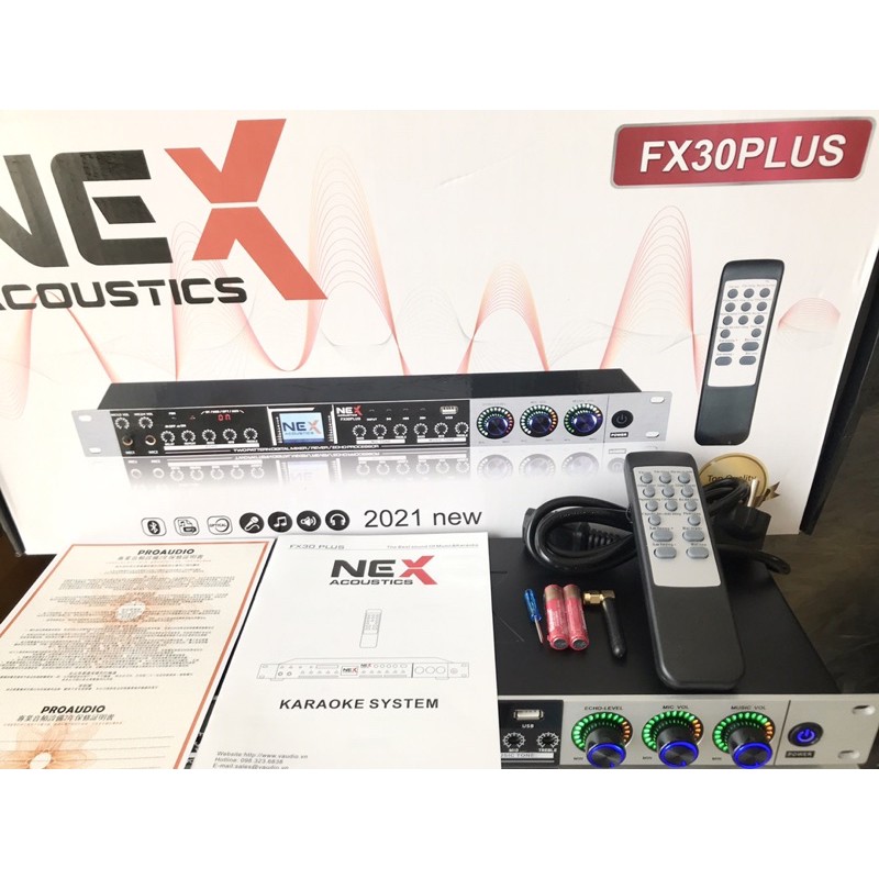 Vang NEX FX30plus 2021( cổng quang, blutooth, chống hú)