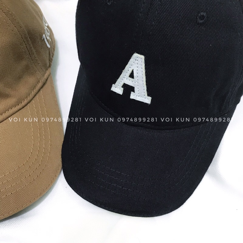 M9- Mũ lưỡi trai trẻ em chữ A, nón cho bé trai bé gái cá tính từ 2 - 6 tuổi