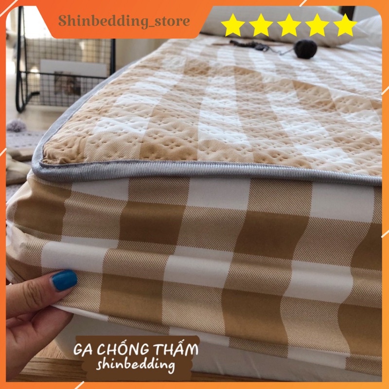 Ga Cotton Chống Thấm Chần Bông Cao Cấp_ shinbedding