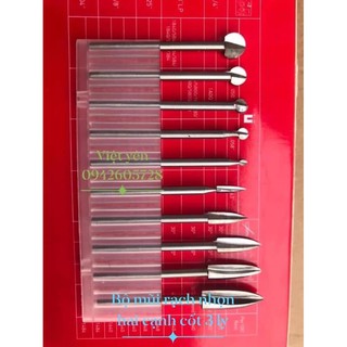 Bộ mũi điêu khắc gỗ làm lũa bon sai cây cảnh chân 3