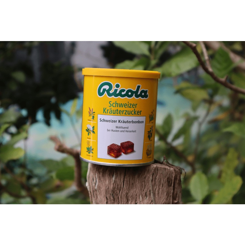 Kẹo ngậm thảo mộc giảm ho Đức Ricola 250gr/hộp