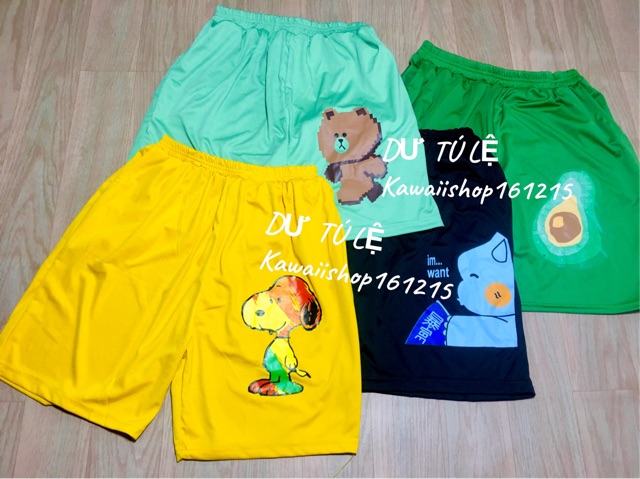 Clip quần đùi hoạt hình 20 mẫu chất đẹp loại 1 bao xịn kèm (CÓ SET 70K-ÁO RỜI 25K) | BigBuy360 - bigbuy360.vn