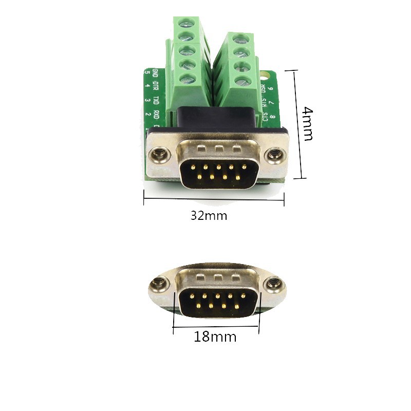 Đầu chuyển DB9 qua terminal-TH344