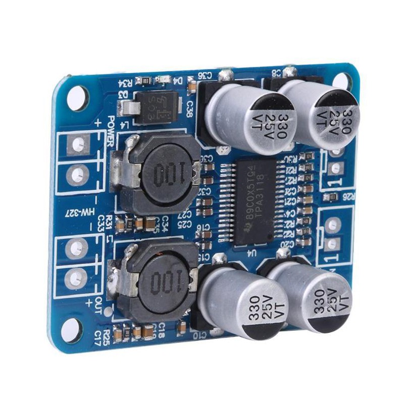 Bảng Mạch Khuếch Đại Âm Thanh Kỹ Thuật Số TPA3118 Dc8-24v TPA3118 PBTL Mono 60W 4-8 Ohms