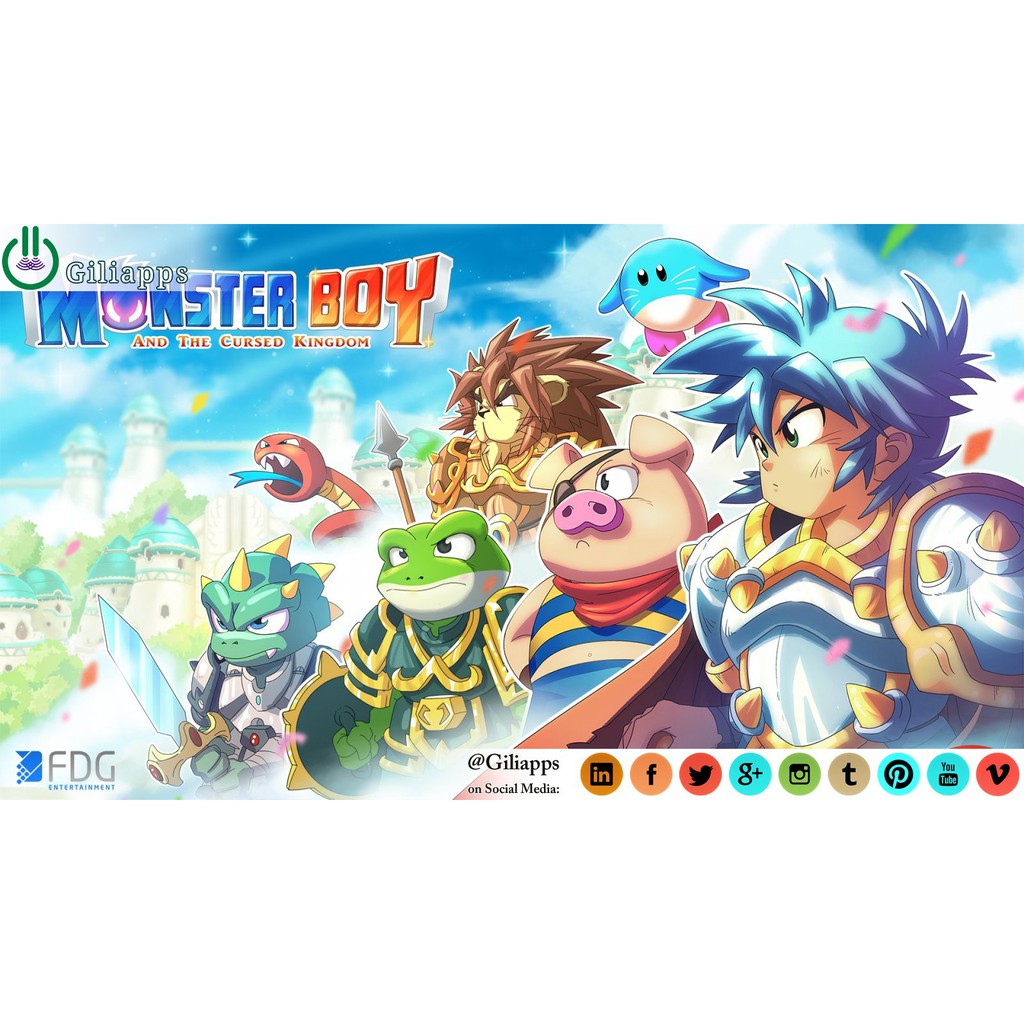 Combo Máy Chơi Game Nintendo Switch Lite + Game Nintendo - Monster Boy and the Cursed Kingdom Mới 100%