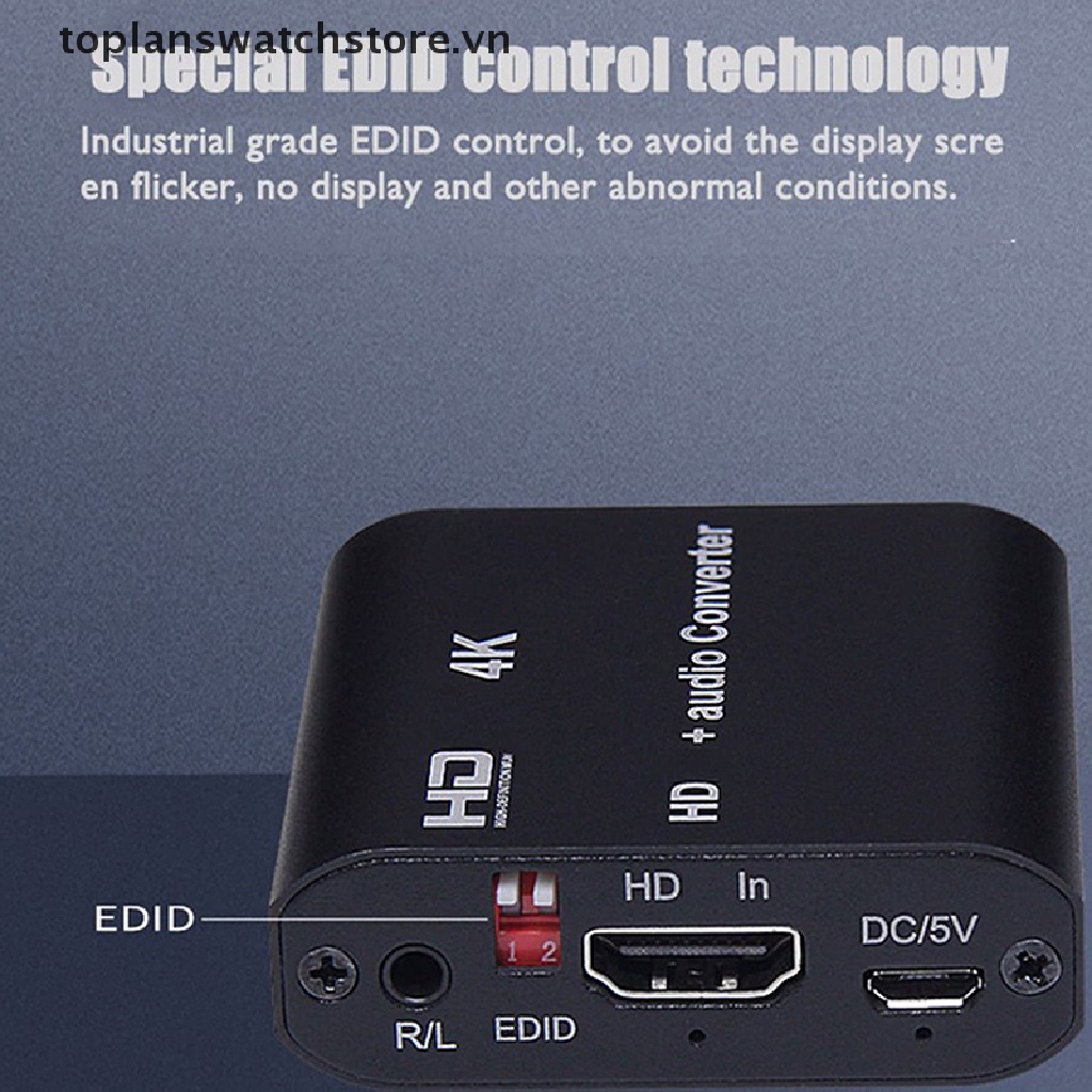 Bộ Phân Tách Âm Thanh 5.1ch Với ARC EDID HDMI-compatible 1.4 4K 30Hz