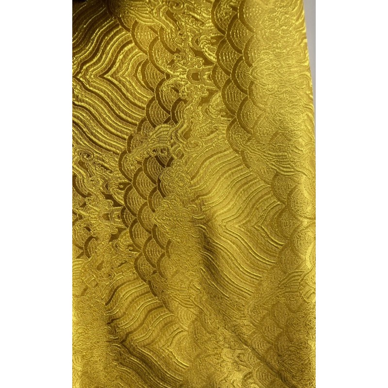 [NHIỀU HỌA TIẾT] Vải gấm dệt màu vàng