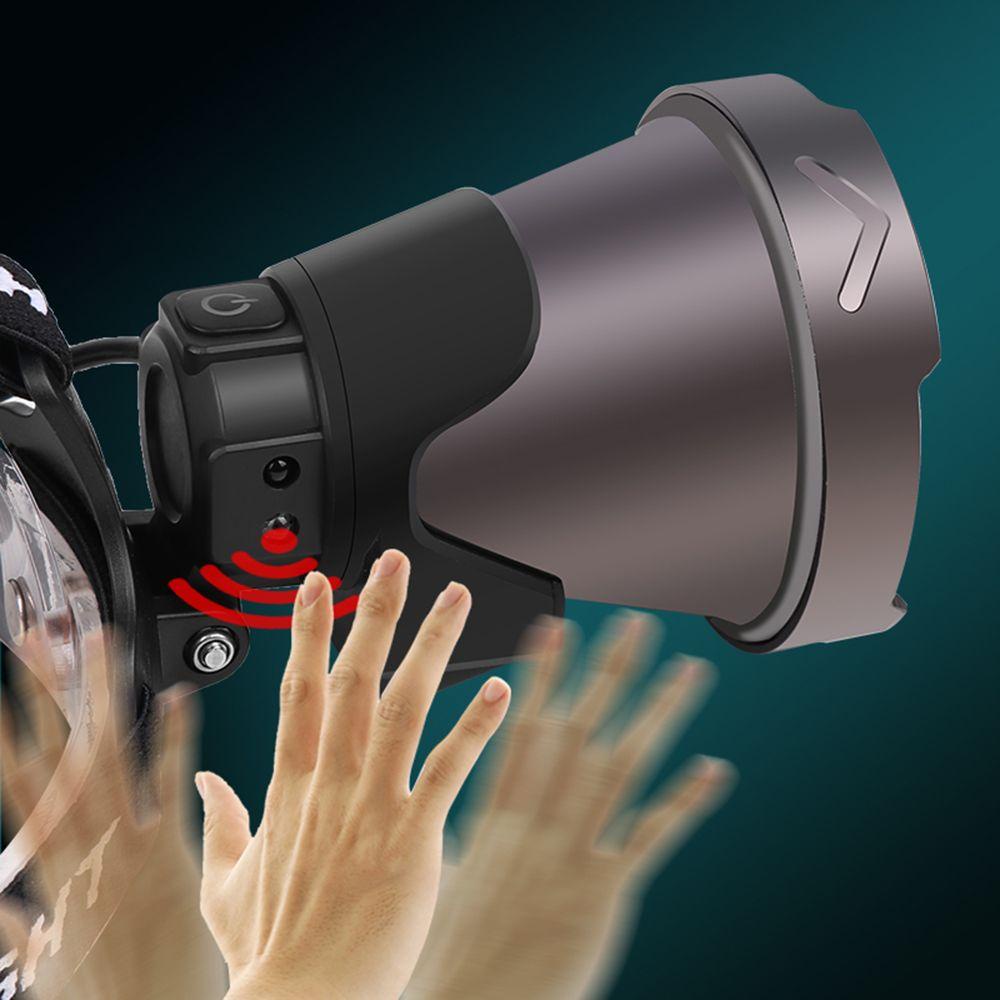 ZAIJIE24 Đèn Led XHP90 + COB Công Suất Cao Kèm Sạc USB Tiện Dụng