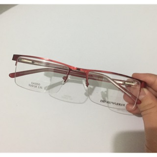 Gọng kính cận nam nữ màu đỏ cực bền