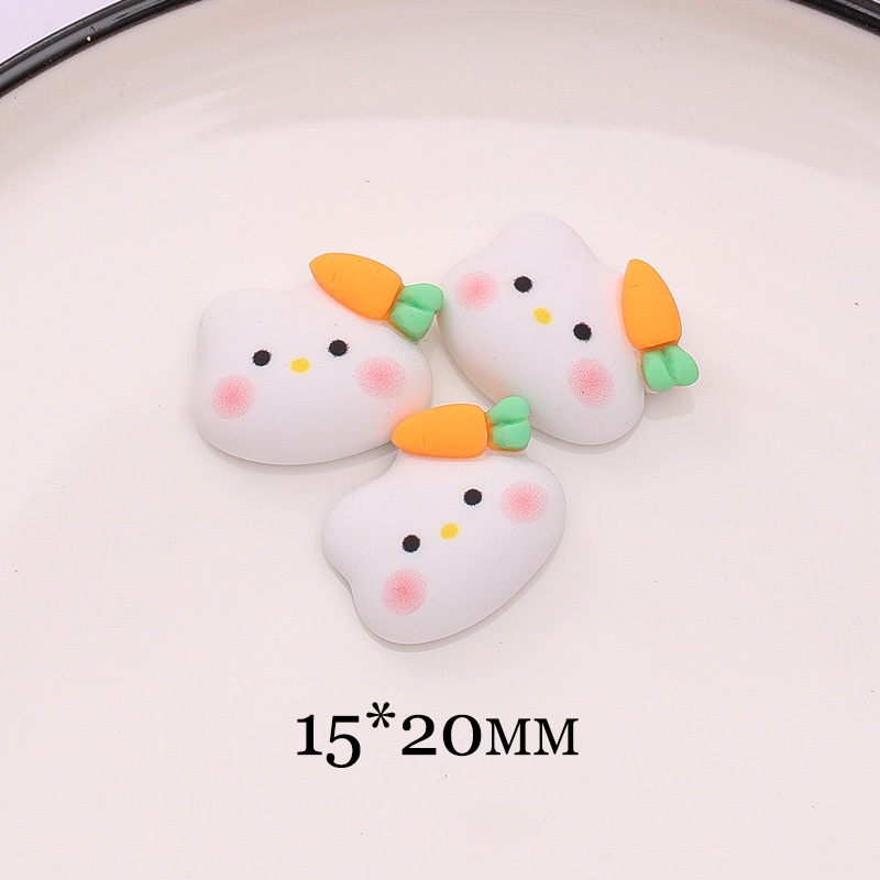 Bộ 10 Miếng Dán Nắp Chai Nước/Điện Thoại/Đồ Dùng Trang Trí Hình Đám Mây Chất Liệu Nhựa Resin Mềm DIY