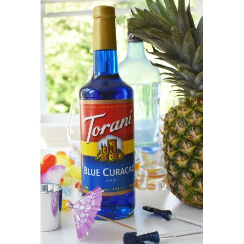 ⭐️ Siro / Syrup TORANI Vỏ Cam Blue Curacao 750ml - SP000263